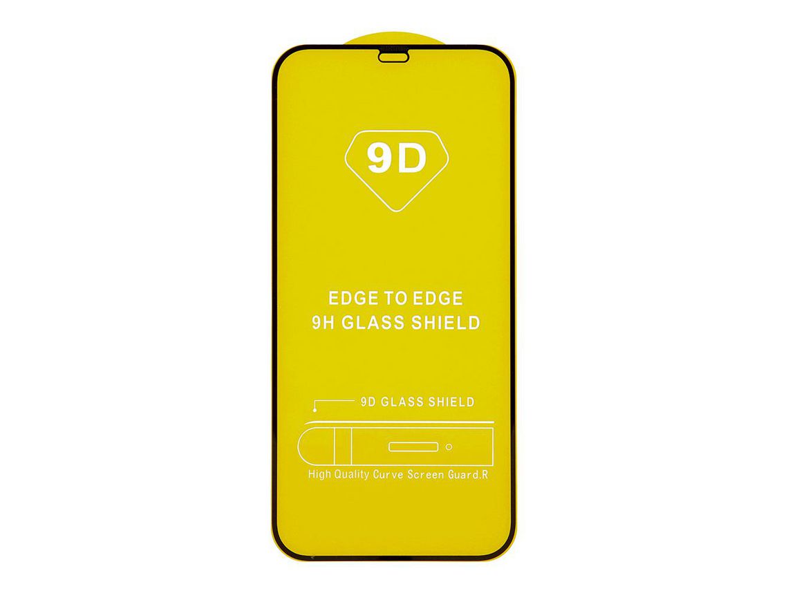 Película de Vidro Temperado 9D Moldura Preta para Samsung Galaxy A54 5G
