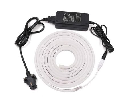 Tira Led NEON NEON Efeito Flexível e Impermeável Branco