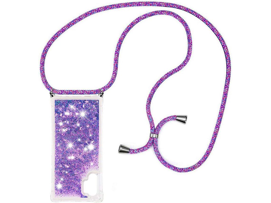 Correia Colar Youmehe Note Líquido Brilhante para Samsung Galaxy Note HONGWE. Transparente