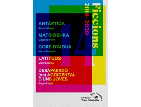 Livro Ficcions 2018-2020 de Gallego (Catalão)