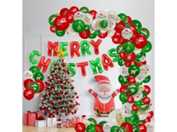 Kit de Arco de Balões de Natal Balões para Decoração de Festa de Natal NEVEANCE