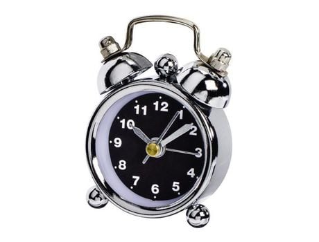 Despertador Nostálgico Mini Preto HAMA