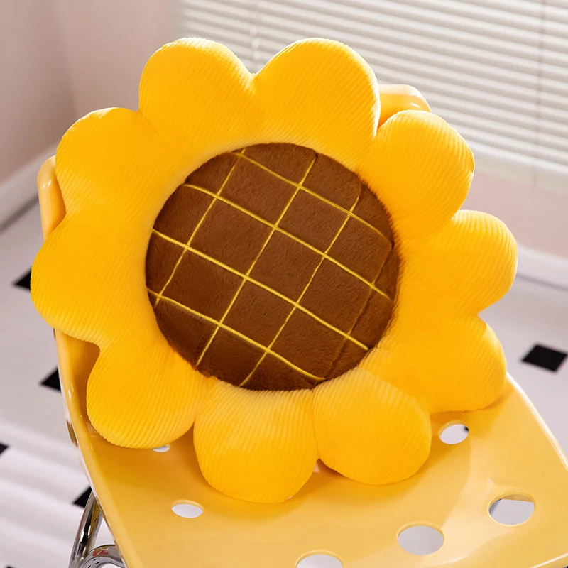 Almofada de Assento com Girassol para Adultos , Almofada para Sofá, Almofada Decorativa. MDUG (50 Cm)