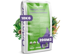 Fertilizante Para Sebes, Teixos E Coníferas Tudo Em Um 10 Kg Para 200 M2 Organifer
