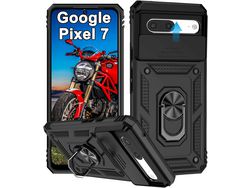 Protector de Lente para Google Pixel 7 HONGWE. Rígida Magnética Prateado