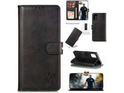 Película de Ecrã Fólio para Samsung Galaxy A51 HONGWE. com Porta-Cartões Castanho
