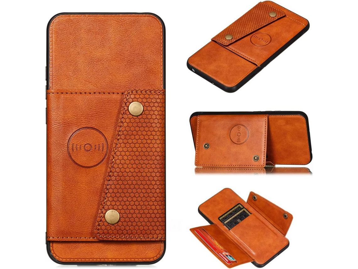 Película de Ecrã para Xiaomi Poco M4 Pro, Poco M4, Poco Pro 5G HONGWE. com Porta-Cartões Castanho
