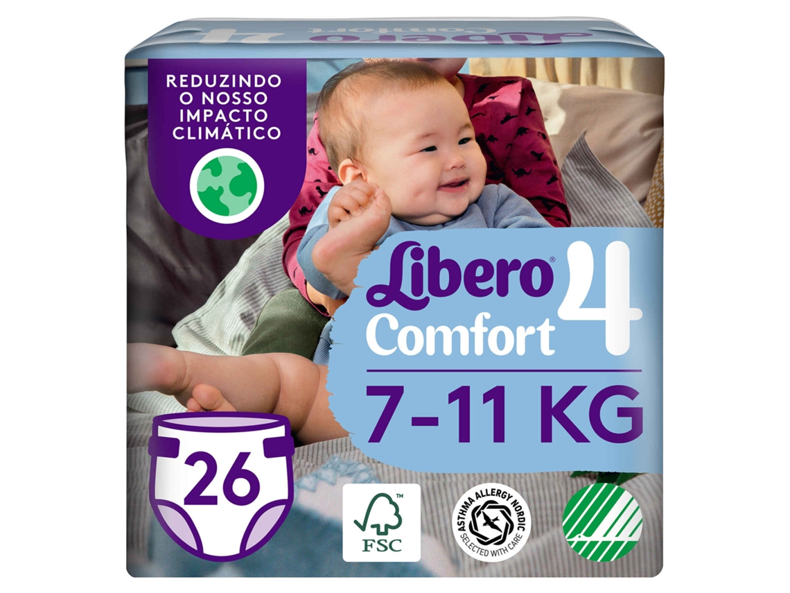 Fralda Comfort T4 7 11 Kg Libero