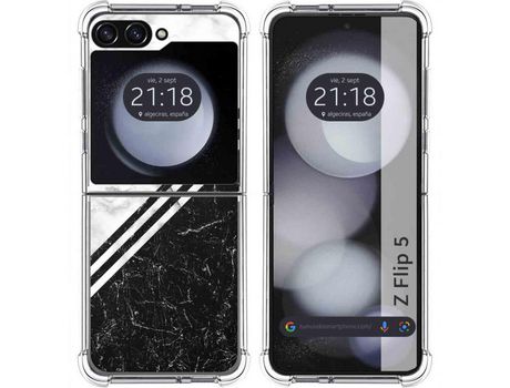 Capa para Samsung Galaxy Z Flip 5 5G TUMUNDOSMARTPHONE de Silicone com Desenho - Multicor