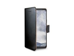 Capa Fólio para Samsung Galaxy S9+ CELLY Pele Preto