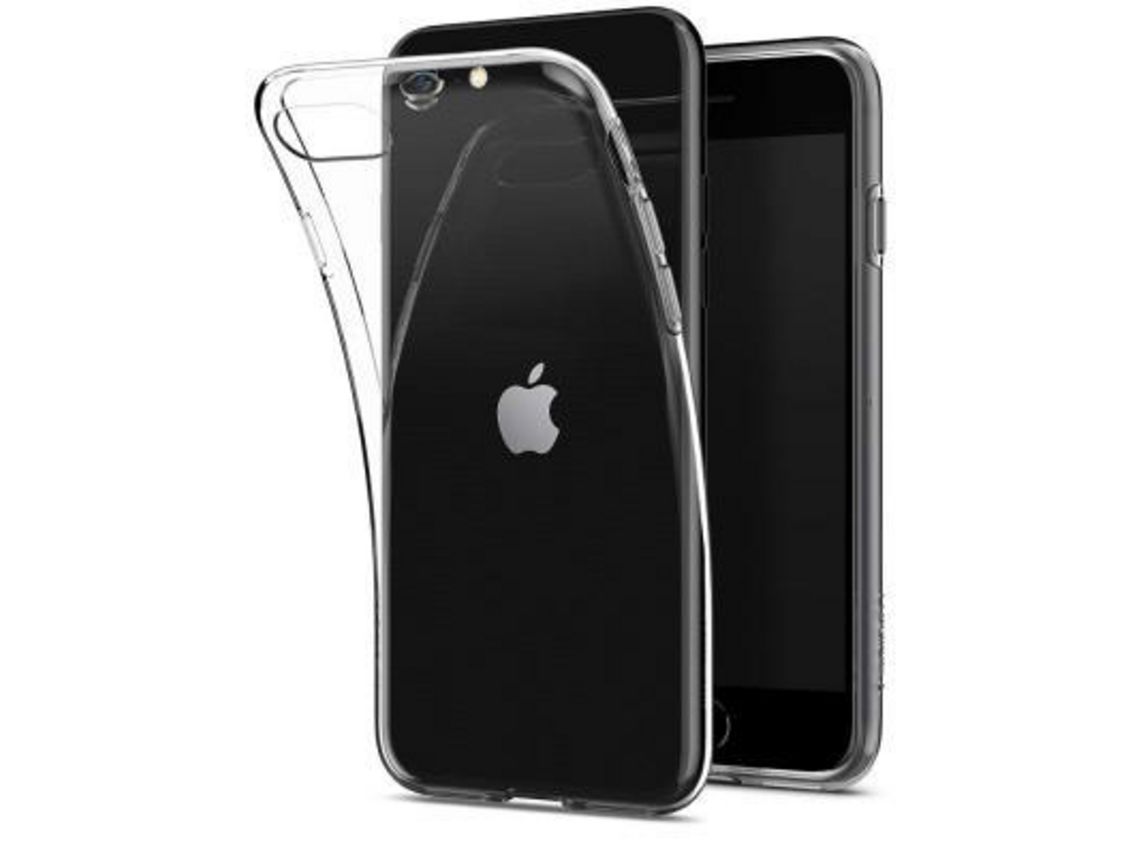 Capa para iPhone SE SPIGEN Pele Sintética Transparente
