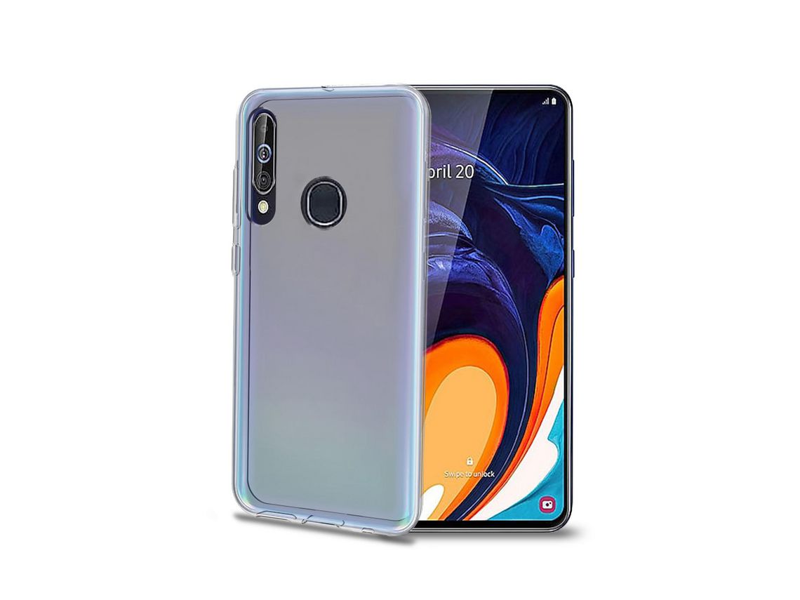 Capa para Samsung CELLY Pele Sintética Transparente