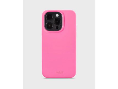 Capa para iPhone 14 Pro HOLDIT Silicone Rosa