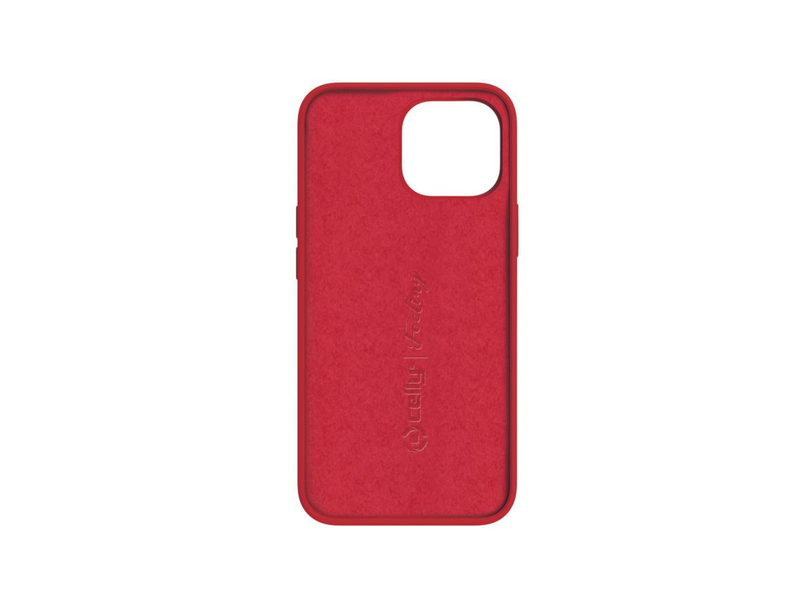 Capa para iPhone 13 CELLY Silicone Vermelho