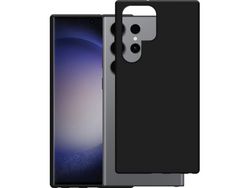 Capa para Samsung JUSTINCASE Pele Sintética Preto