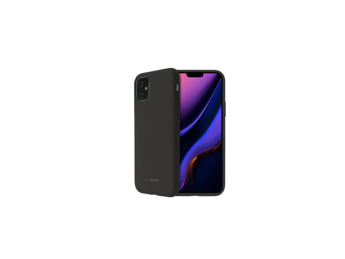 Capa para iPhone 11 SO SEVEN Silicone Preto