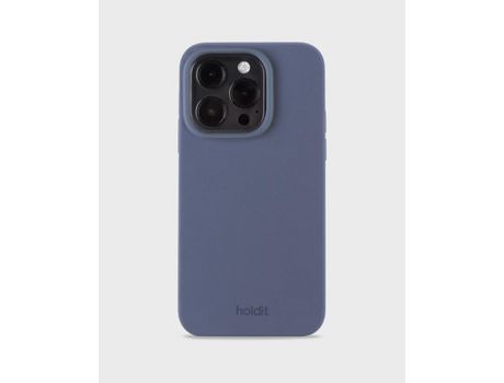 Capa para iPhone 14 Pro HOLDIT Silicone Azul