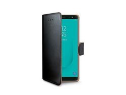 Capa Fólio para Samsung CELLY Pele Preto