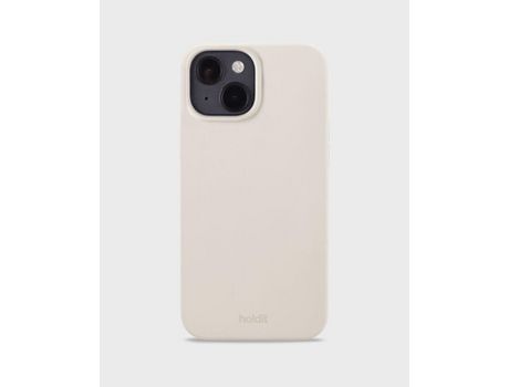 Capa para iPhone 14 HOLDIT Silicone Bege