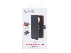 Capa Fólio para Huawei Mate 20, Mate 20 Lite CELLY Pele Preto