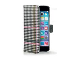 Capa Fólio para iPhone 6 CELLY Tecido Cinzento