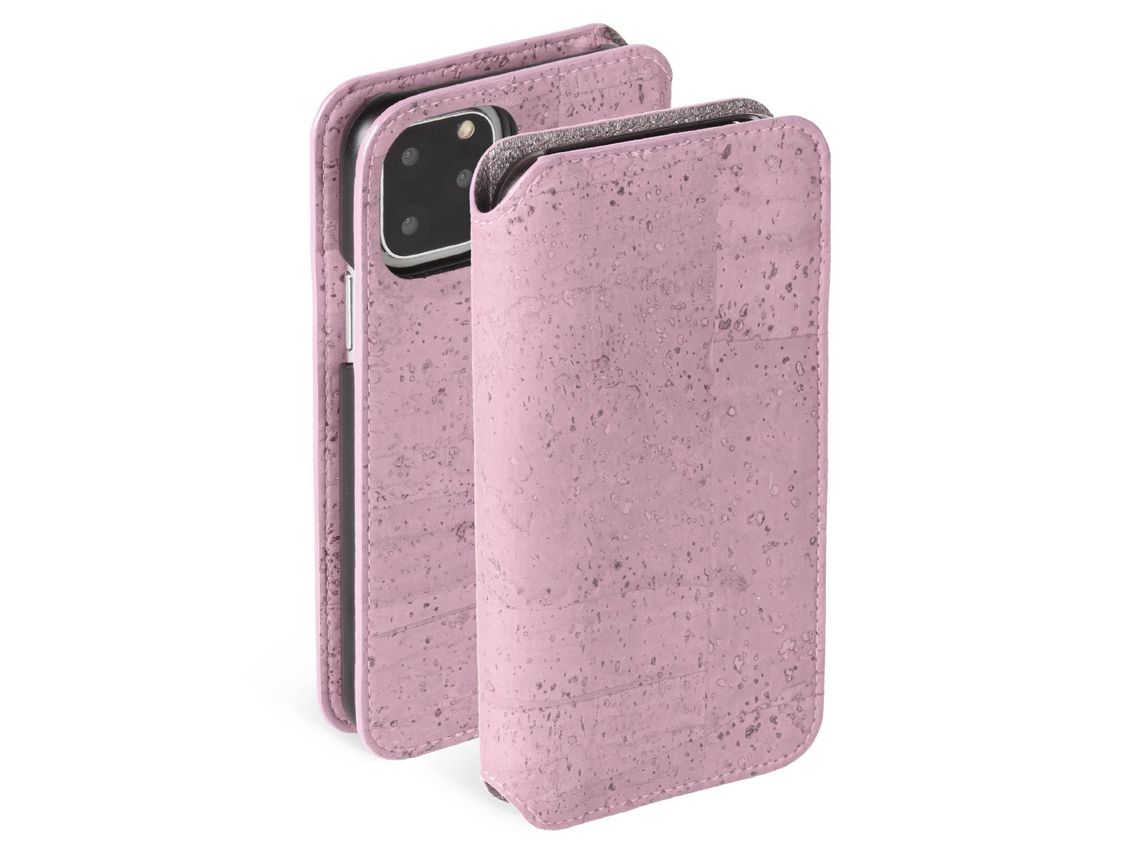 Capa Fólio para iPhone 11 Pro Max/11 Pro/11 KRUSELL Cortiça Rosa