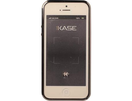 Capa para iPhone 5 THE KASE Metal Preto