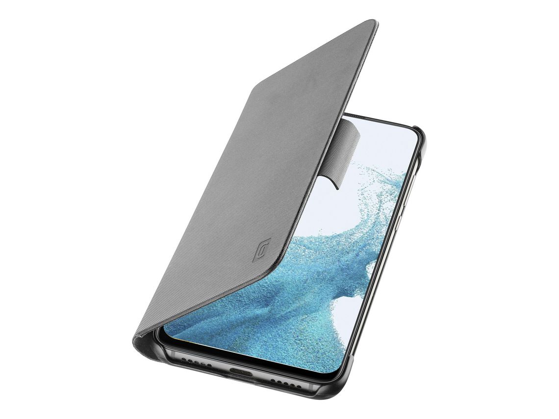 Capa Fólio para Samsung Galaxy S23+ CELLULARLINE Pele Preto