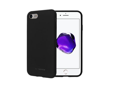 Capa para iPhone 7/SE/8 SO SEVEN Silicone Preto