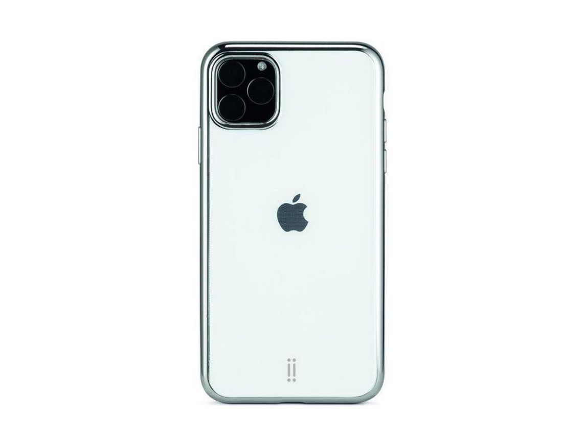 Capa para iPhone 11 Pro Max AIINO Pele Sintética Prateado