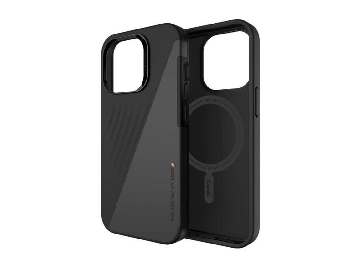 Capa para iPhone 13 Pro GEAR4 Pele Preto