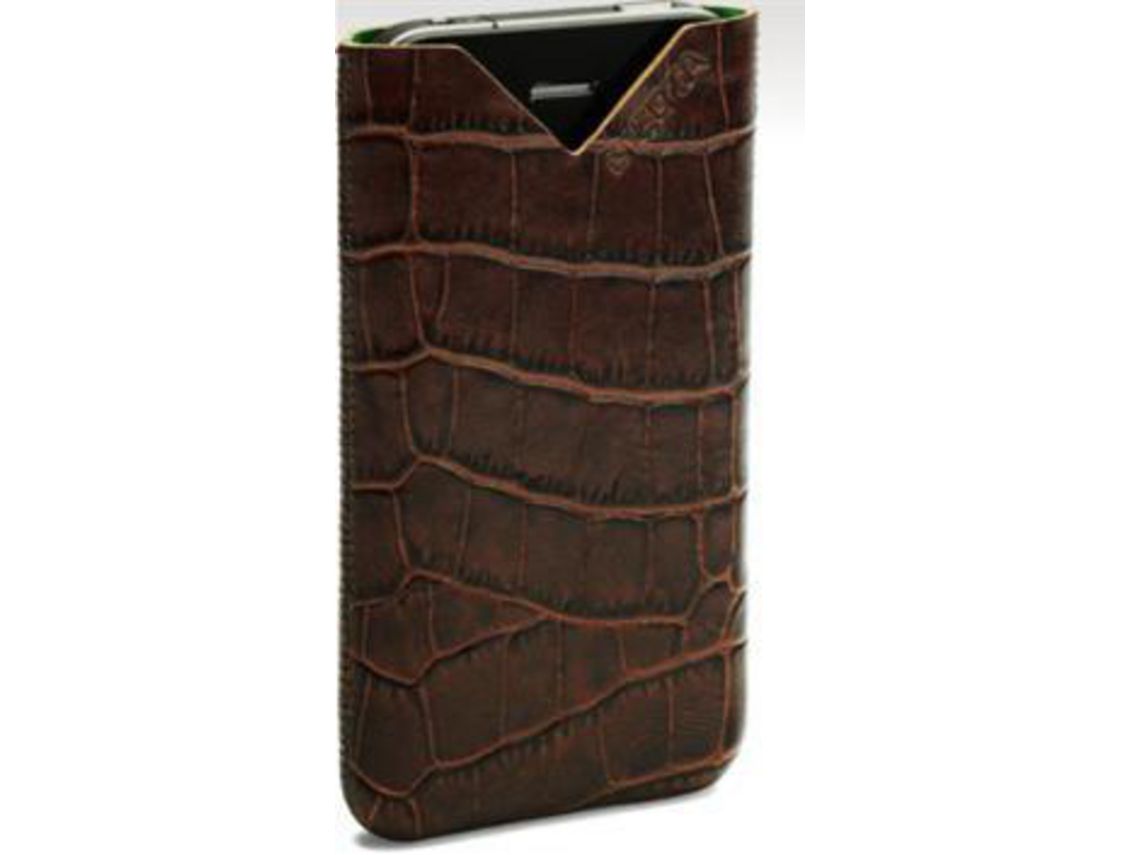 Capa para iPhone 4 DICOTA Pele Castanho