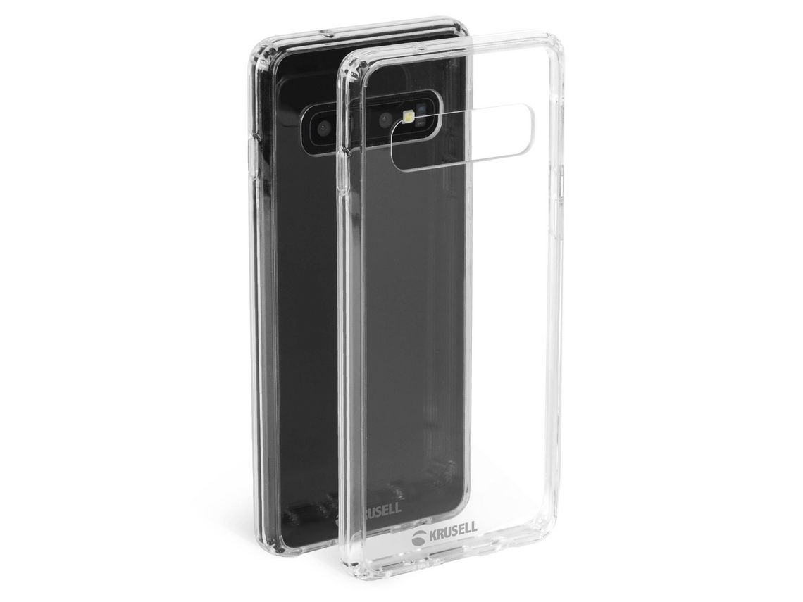 Capa para Samsung Galaxy S10+ KRUSELL Pele Sintética Transparente