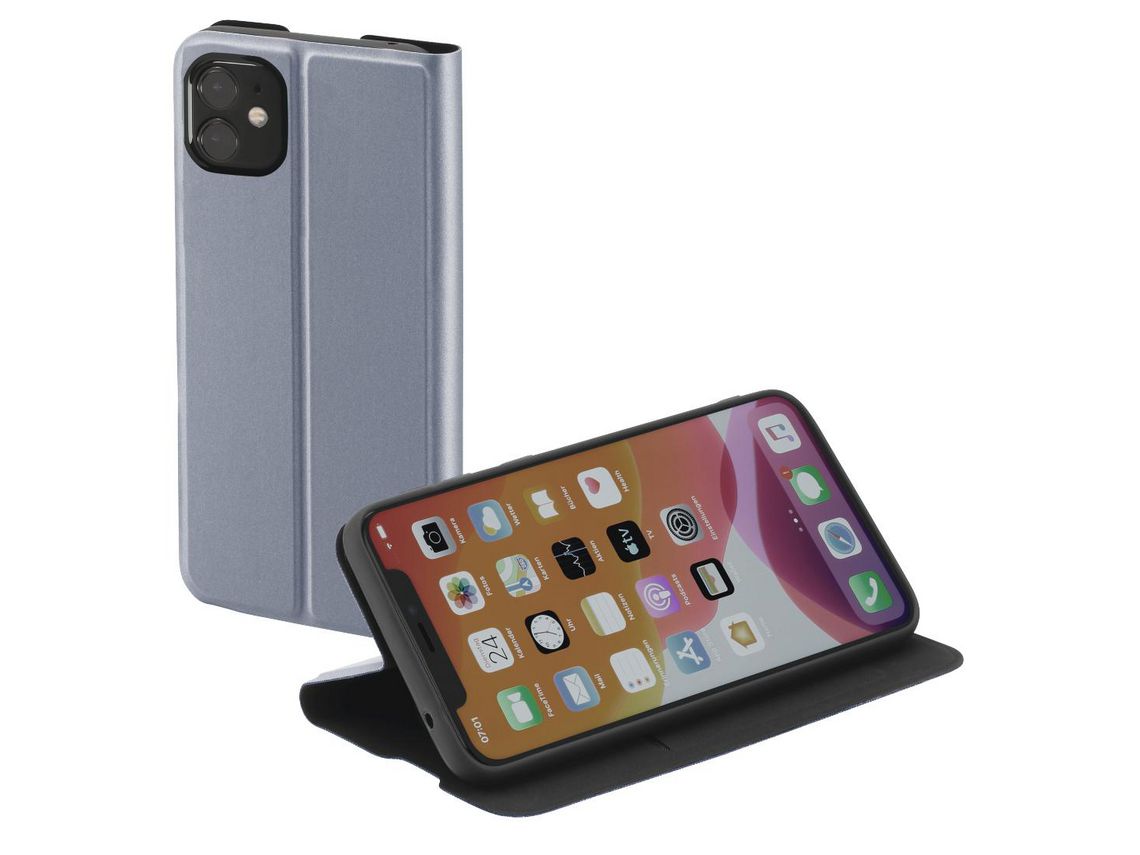Capa Fólio para iPhone 12 HAMA Pele Sintética Roxo