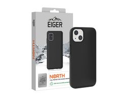 Capa para iPhone 14 EIGER Pele Sintética Preto