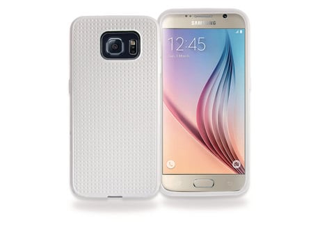 Capa para Samsung Galaxy S6 PHONIX Pele Sintética Branco