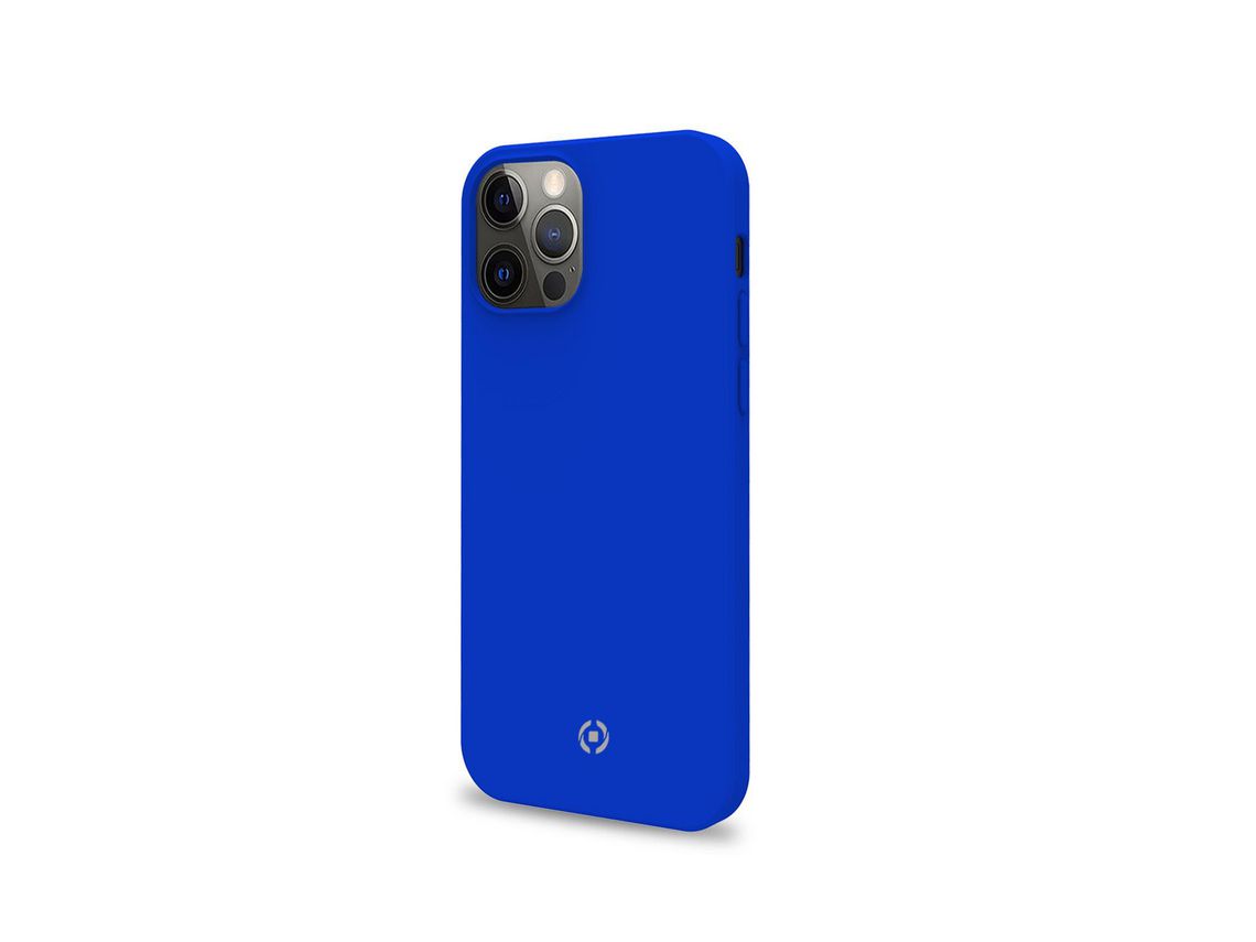 Capa para iPhone 12 CELLY Silicone Azul