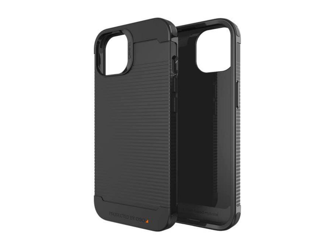 Capa para iPhone 13 GEAR4 Pele Sintética Preto