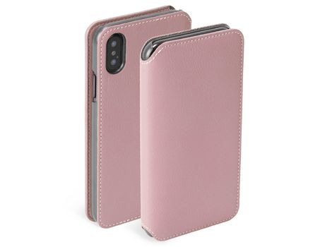 Capa Fólio para iPhone XS Max KRUSELL Rosa