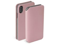 Capa Fólio para iPhone XS Max KRUSELL Rosa