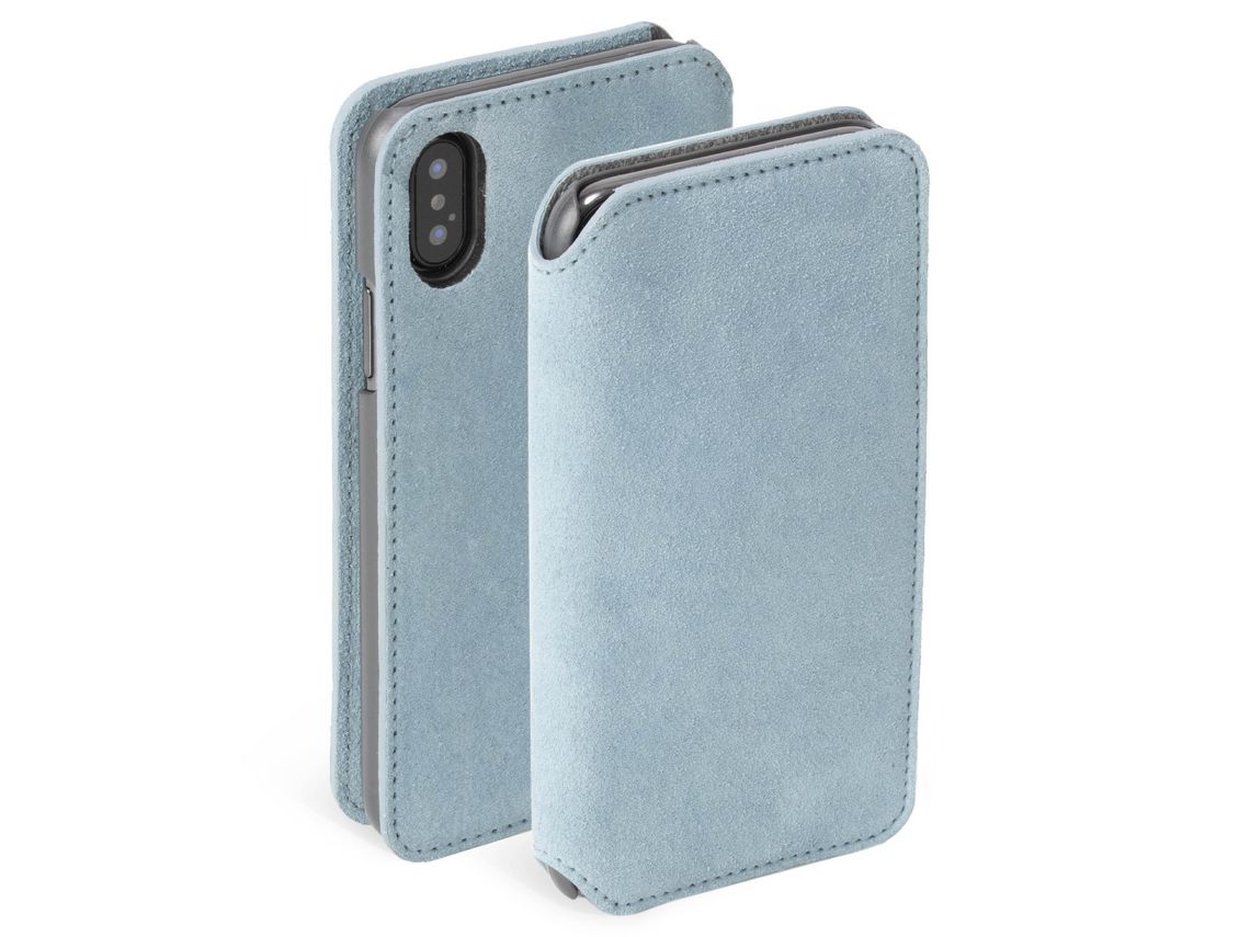 Capa Fólio para iPhone XS Max KRUSELL Azul