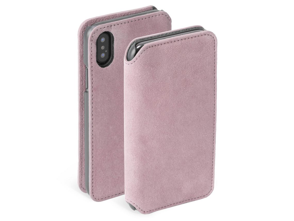 Capa Fólio para iPhone XS Max KRUSELL Rosa