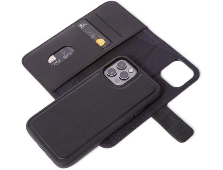 Capa Fólio para iPhone 12/12 Pro DECODED Pele Preto