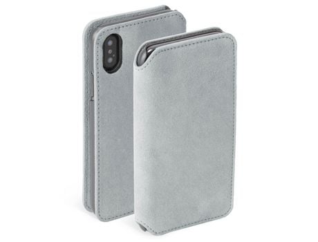 Capa Fólio para iPhone XS Max KRUSELL Cinzento
