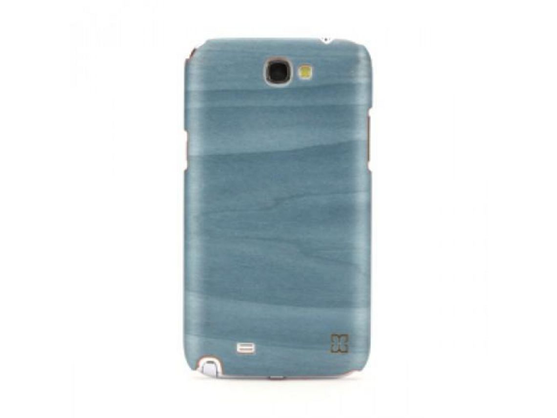 Capa para Samsung Galaxy Note MAN&WOOD Madeira Azul