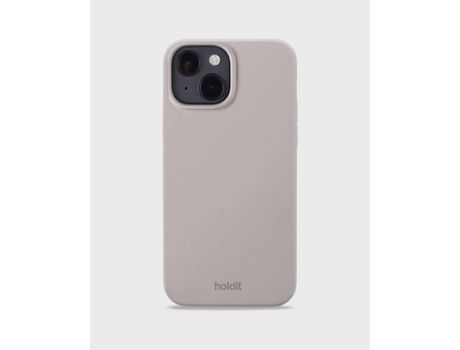 Capa para iPhone 14 HOLDIT Silicone Cinzento