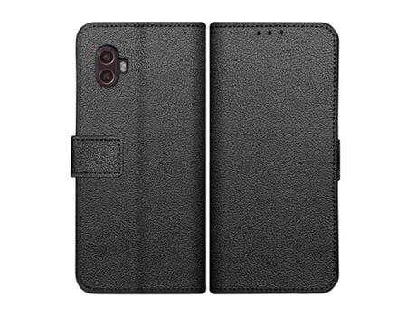 Capa Fólio para Samsung JUSTINCASE Pele Sintética Preto