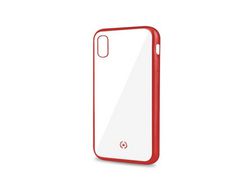 Capa para iPhone XR CELLY Pele Sintética Vermelho