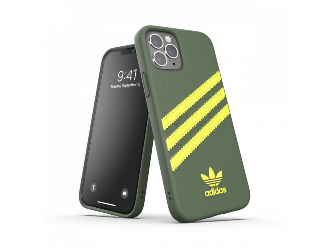 Capa para iPhone 12/12 Pro ADIDAS Pele Sintética Verde