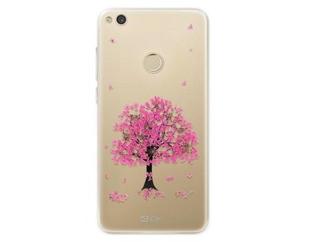 Capa para Huawei 4-OK Pele Sintética Rosa
